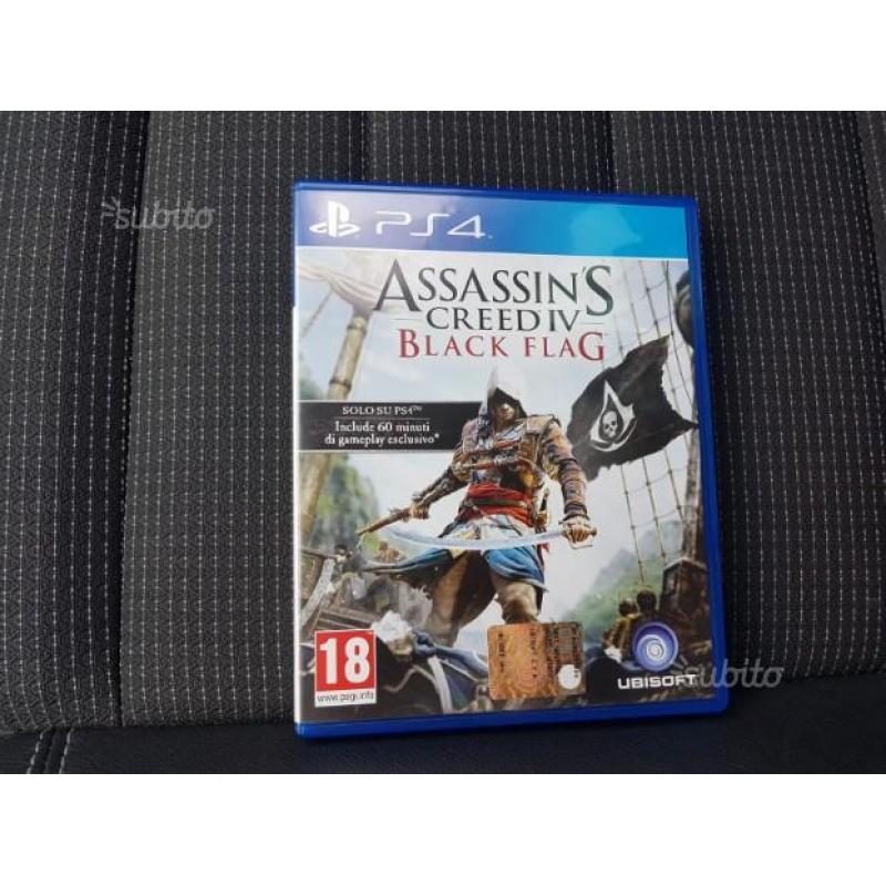Assassin's Creed Syndycate e Black Flag Ps4