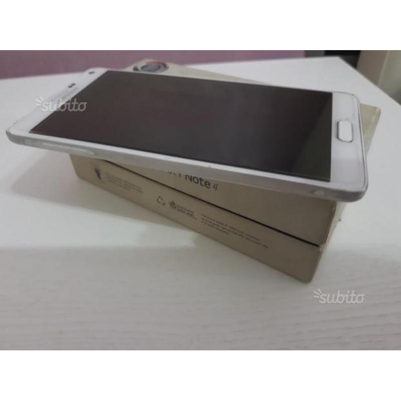 Samsung Galaxy note 4 White con scontrino garanzia
